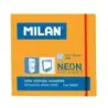 Milan Bloc de 100 Notas Adhesivas - Removibles - 76mm x 76mm - Color Naranja Neon | Ahorro Imprimiendo