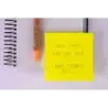 Apli Notas Adhesivas Funny 75x75mm - Bloc de 100 Hojas - Adhesivo de Calidad - Facil de Despegar - Color Amarillo Fluorescente |