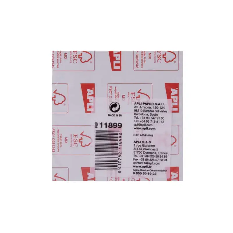 Apli Notas Adhesivas Funny 75x75mm - Bloc de 100 Hojas - Adhesivo de Calidad - Facil de Despegar - Color Verde Fluorescente | Ah