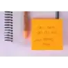 Apli Bloc de 100 Notas Adhesivas Funny 75x75mm - Adhesivo de Calidad - Color Naranja Fluorescente | Ahorro Imprimiendo