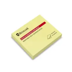 Bismark Bloc de 100 Notas Adhesivas 76x102mm - Color Amarillo | Ahorro Imprimiendo