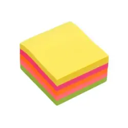 Bismark Taco de 250 Notas Adhesivas 50x50mm - 5 Colores Neon | Ahorro Imprimiendo