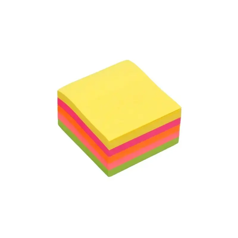 Bismark Taco de 250 Notas Adhesivas 50x50mm - 5 Colores Neon | Ahorro Imprimiendo
