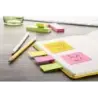 Global Notes inFO Pack de 3 Blocs de 100 Marcadores de Pagina 75 x 25mm - Certificacion FSC™ - Colores Amarillo, Verde y Rosa |