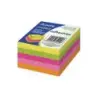Dohe Cubo de 250 Notas Reposicionables - Tamaño 50x50mm - Papel de 75gr - Ideal para Oficina y Escuela - Colores Neon Surtidos |