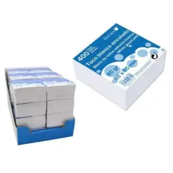 Bismark Taco Encolado de 400 Notas 85x85mm - Color Blanco | Ahorro Imprimiendo