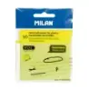 Milan Fluo Pack de 50 Notas Adhesivas - Translucidas - Removibles - 76x76mm - Color Amarillo | Ahorro Imprimiendo