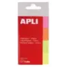 Apli Pack de 160 Indices Adhesivos de Papel 50x20mm - 40 Indices por Color - Faciles de Despegar - Organiza Tus Documentos - Col