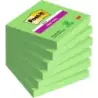 Post-It Super Sticky Blocs de 90 Notas Adhesivas Reposicionables - 76x76mm - 100% PEFC - Color Verde | Ahorro Imprimiendo