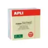 Apli Funny Cubo de 400 Notas Adhesivas 75 x 75 mm - Colores Pastel Surtidos | Ahorro Imprimiendo