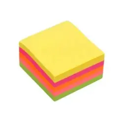 Bismark Taco de 450 Notas Adhesivas 76x76mm - Colores Neon Surtidos | Ahorro Imprimiendo