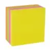Apli Funny Cubo de 400 Notas Adhesivas 75 x 75 mm - Colores Surtidos Fluorescentes | Ahorro Imprimiendo