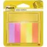 Post-It Pack de 5 Blocs de 50 Marcadores Reposicionables - Forma Rectangular - Colores Surtidos | Ahorro Imprimiendo