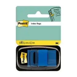Post-it Index Dispensador con 50 Marcadores Reposicionables 25.4 x 43.2mm - Adherencia Firme - Para Marcar, Señalar o Destacar I