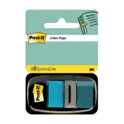 Post-it Index Dispensador con 50 Marcadores Reposicionables 25.4 x 43.2mm - Adherencia Firme - Para Marcar, Señalar o Destacar I