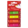 Apli Indices Adhesivos Film Zigzag 45x12mm 4 Dispensadores de 40 Indices - Faciles de Aplicar - Resistentes - Removibles - Color