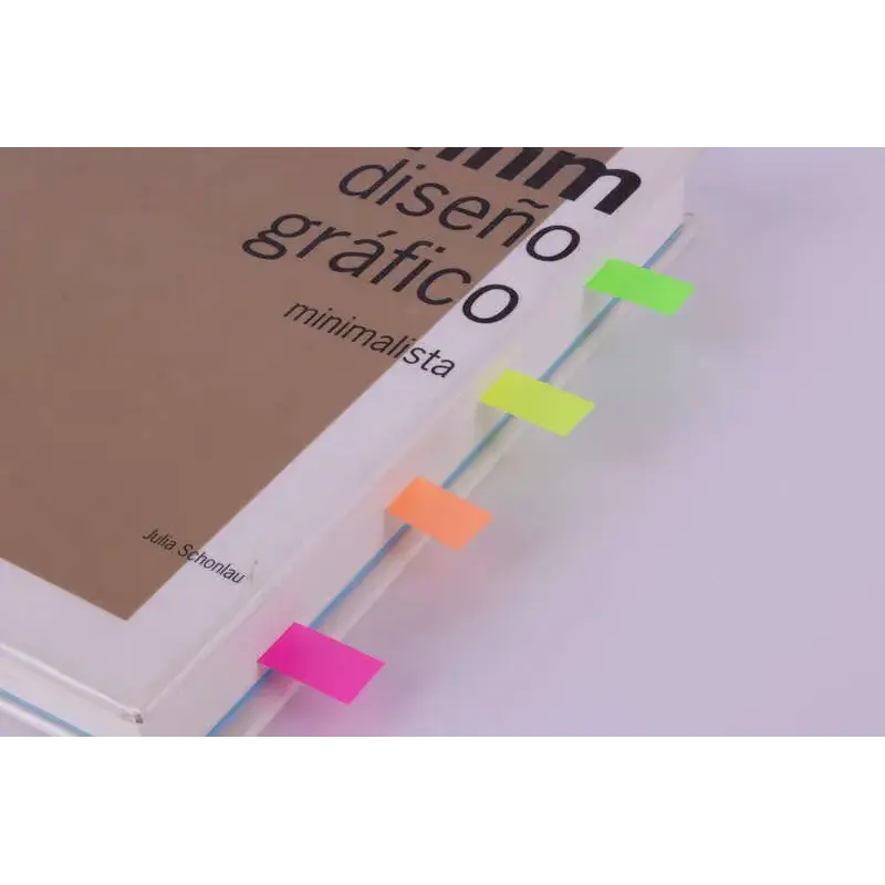Apli Indices Adhesivos Film Zigzag 45x12mm 4 Dispensadores de 40 Indices - Faciles de Aplicar - Resistentes - Removibles - Color