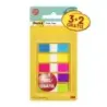 Post-It Index Pack de 5 Dispensadores con 20 Marcadores Reposicionables - Medidas 11.9x43.2mm - Colores Surtidos | Ahorro Imprim