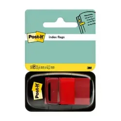 Post-it Index Dispensador con 50 Marcadores Reposicionables 25.4 x 43.2mm - Adherencia Firme - Para Marcar, Señalar o Destacar I