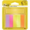 Post-It Pack de 5 Blocs de 100 Marcadores Reposicionables - Forma Rectangular - Colores Surtidos | Ahorro Imprimiendo