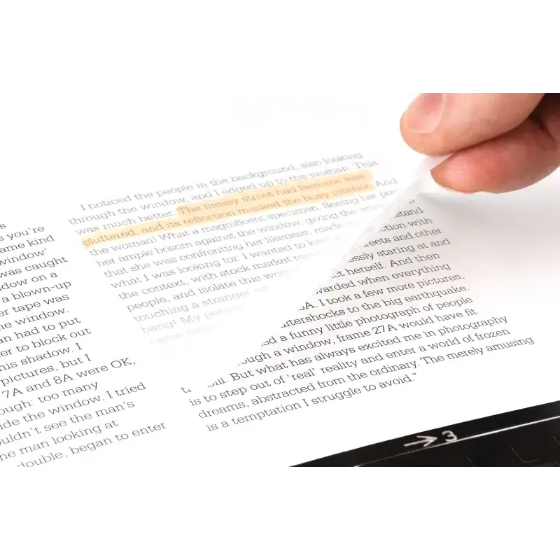 Post-It Bloc de 36 Notas Transparentes - Forma Cuadrada - 73x73mm - Color Transparente | Ahorro Imprimiendo