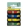 Post-it Index Pack de 4 Dispensadores con 35 Marcadores Reposicionables 11.9 x 43.2mm - Adherencia Firme - Para Marcar, Señalar