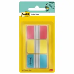 Post-It Index Dispensador con 66 Marcadores Reposicionables - Forma Rectangular - Colores Surtidos | Ahorro Imprimiendo