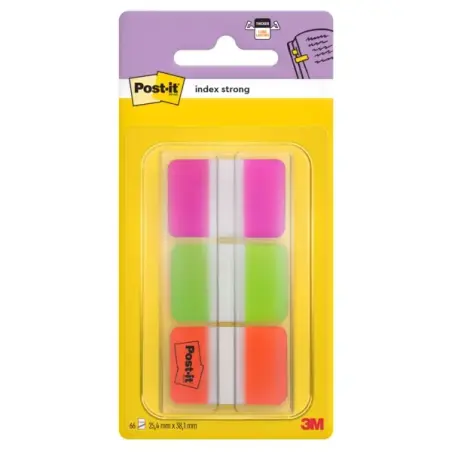 Post-It Index Dispensador con 66 Marcadores Reposicionables - Forma Rectangular - Colores Surtidos | Ahorro Imprimiendo