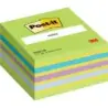 Post-It Cubo de 450 Notas Adhesivas Reposicionables - Forma Cuadrada - 76x76mm - Colores Surtidos | Ahorro Imprimiendo
