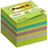 Post-It Cubo de 450 Notas Adhesivas Reposicionables - Forma Cuadrada - 76x76mm - Colores Surtidos | Ahorro Imprimiendo
