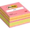 Post-It Cubo de 450 Notas Adhesivas Reposicionables - Forma Cuadrada - 76x76mm - Colores Surtidos | Ahorro Imprimiendo
