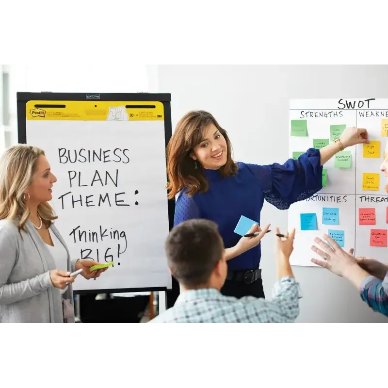 Post-It Super Sticky Pack de 6 Blocs de 90 Notas Adhesivas Reposicionables - Forma Cuadrada - 76x76mm - Colores Surtidos | Ahorr