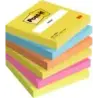 Post-It Pack de 6 Blocs de 100 Notas Adhesivas Reposicionables - Forma Cuadrada - 76x76mm - Colores Surtidos | Ahorro Imprimiend