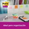 Post-It Super Sticky Pack de 5 Blocs de 90 Notas Adhesivas Reposicionables - Forma Cuadrada - 76x76mm - Colores Surtidos | Ahorr