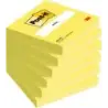 Post-It Pack de 6 Blocs de 100 Notas Adhesivas Reposicionables - Forma Cuadrada - 76x76mm - Color Amarillo Neon | Ahorro Imprimi