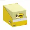 Post-It Pack de 10 Blocs de 100 Notas Adhesivas Reposicionables - Forma Cuadrada - 76x76mm - Color Amarillo Claro | Ahorro Impri