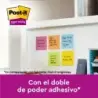 Post-It Super Sticky Pack de 6 Blocs de 90 Notas Adhesivas Reposicionables - Forma Cuadrada - 76x76mm - Color Azul | Ahorro Impr