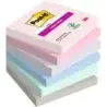 Post-It Super Sticky Pack de 6 Blocs de 90 Notas Adhesivas Reposicionables - Forma Cuadrada - 76x76mm - Colores Surtidos | Ahorr
