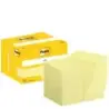 Post-It Pack de 12 Blocs de 100 Notas Adhesivas Reposicionables - Forma Rectangular - 51x76mm - Color Amarillo Claro | Ahorro Im