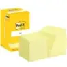 Post-It Pack de 12 Blocs de 100 Notas Adhesivas Reposicionables - Forma Cuadrada - 76x76mm - Color Amarillo Claro | Ahorro Impri