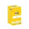 Post-It Pack de 12 Blocs de 100 Notas Adhesivas Reposicionables - Forma Cuadrada - 76x76mm - Color Amarillo Claro | Ahorro Impri