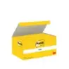 Post-It Pack de 12 Blocs de 100 Notas Adhesivas Reposicionables 38x51mm - Forma Rectangular - Color Amarillo Claro | Ahorro Impr