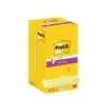 Post-It Super Sticky Pack de 12 Blocs de 90 Notas Adhesivas Reposicionables Zig-Zag 76x76mm - Forma Cuadrada - Color Amarillo Cl