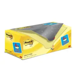 Post-It Pack de 20 Blocs de 100 Notas Adhesivas Reposicionables - Forma Cuadrada - 76x76mm - Color Amarillo Claro | Ahorro Impri