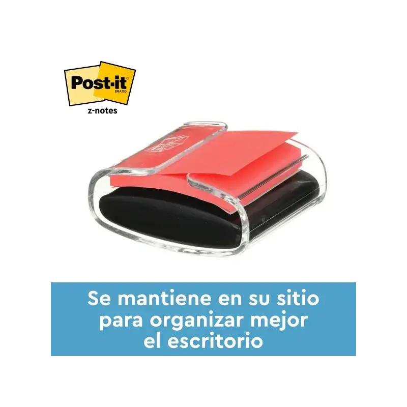 Post-It Super Sticky Dispensador con 12 Blocs de 90 Z-Notas - Dispensador Pro - Forma Cuadrada - 76x76mm - Color Blanco | Ahorro