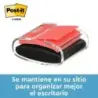 Post-It Super Sticky Dispensador con 12 Blocs de 90 Z-Notas - Dispensador Pro - Forma Cuadrada - 76x76mm - Color Blanco | Ahorro