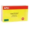 Apli Funny Bloc de 400 Notas Adhesivas Reposicionables 125x75mm - 4 Colores Surtidos (100 Hojas por Color) - Colores Fluor | Aho