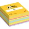 Post-It Cubo de 450 Notas Adhesivas Reposicionables - Forma Cuadrada - 76x76mm - Colores Surtidos | Ahorro Imprimiendo