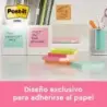 Post-It Pack de 12 Blocs de 100 Notas Adhesivas Reposicionables 38x51mm - Forma Rectangular - Caja Dispensadora - Colores Surtid