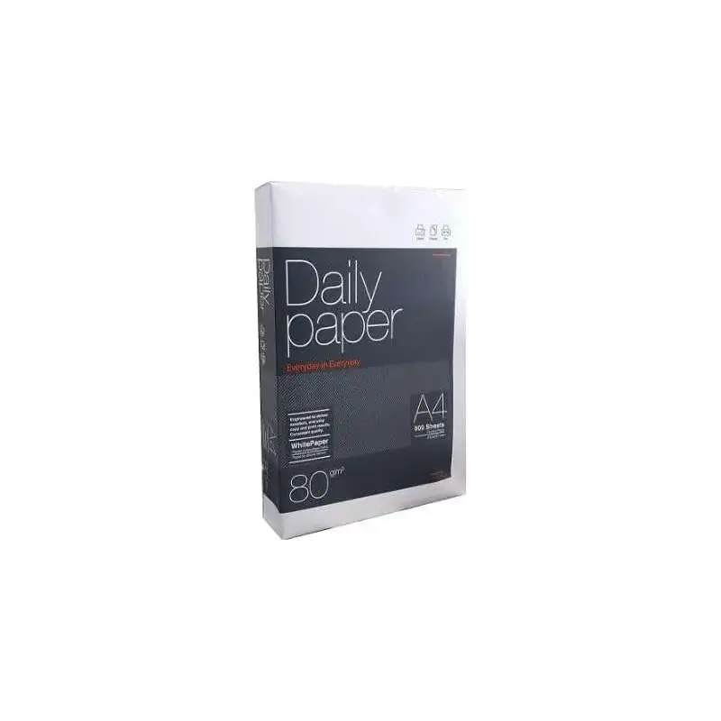 Daily Paper Papel A4 80gr. 210x297mm (500 Hojas) Blanco | Ahorro Imprimiendo